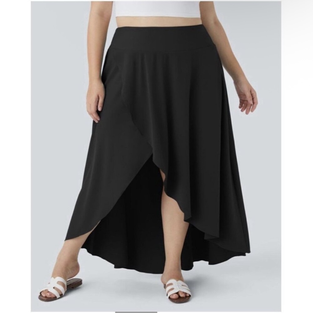 NWT HALARA Breezeful High Waisted High Low 2-in-1 Flowy Quick Dry Skirt Size 2X
